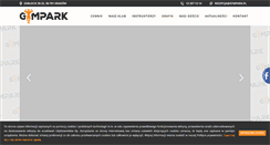 Desktop Screenshot of gympark.pl